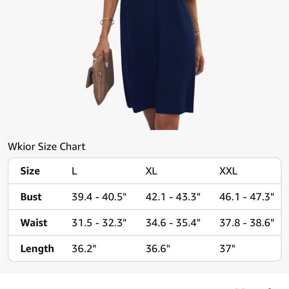 XL navy dress - Picture 7 of 7